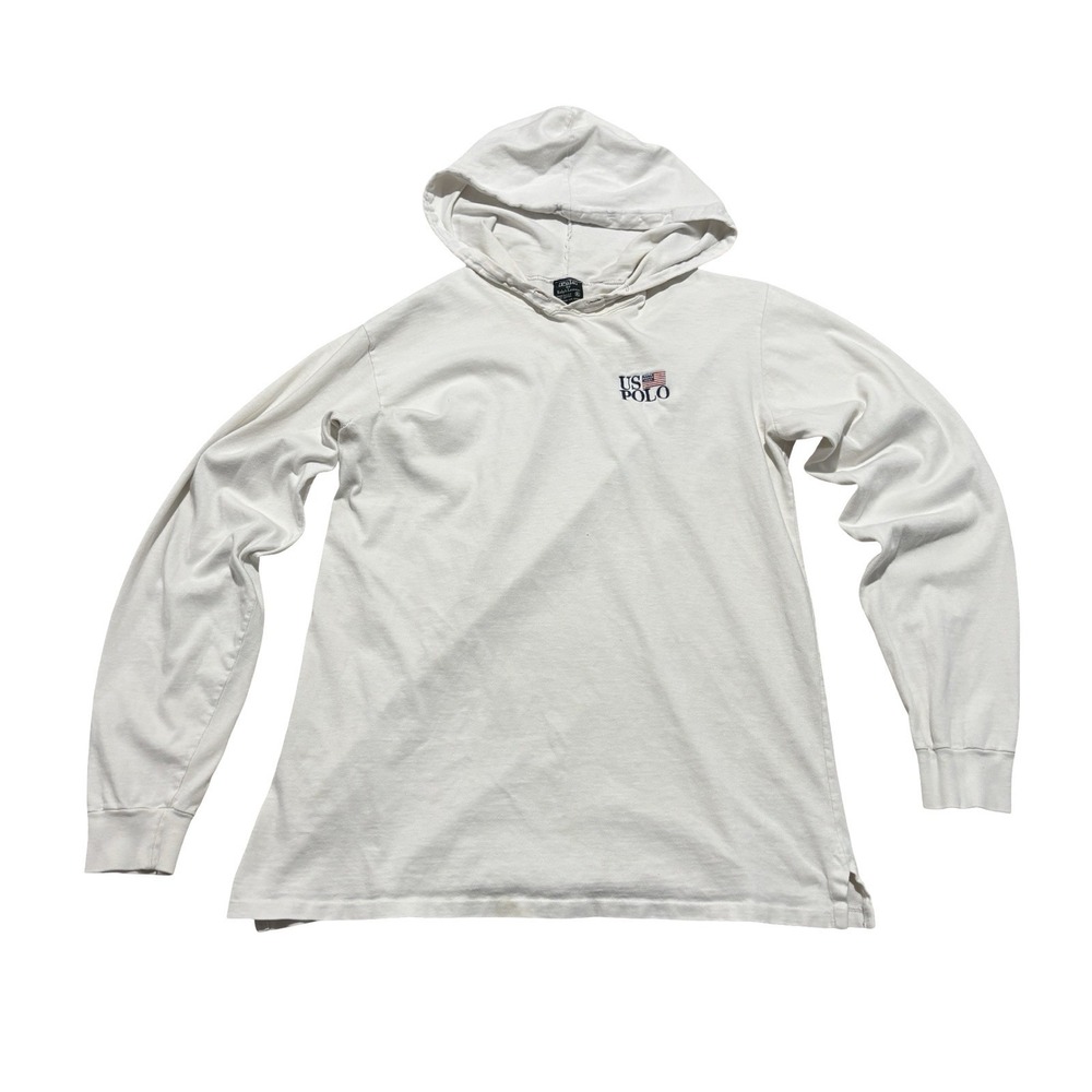 Vintage Polo Ralph Lauren Men's Lightweight US Polo Hoodie Boys XL 19 x 26
